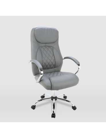 Silla de oficina Modelo Ángela color gris 2