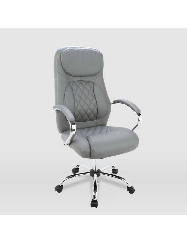 Silla de oficina Modelo Ángela color gris