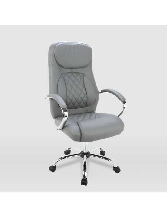 Silla de oficina Modelo Ángela color gris