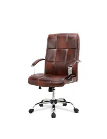 Silla de oficina Modelo Belinda color marrón