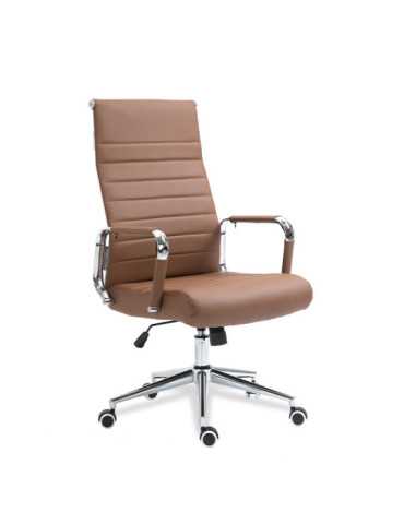 Silla de oficina Modelo Adara color marrón