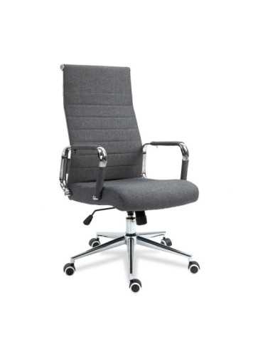 Silla de oficina Modelo Adara Textil color gris oscuro