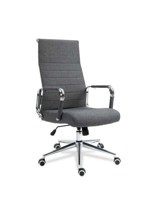 Silla de oficina Modelo Adara Textil color gris oscuro
