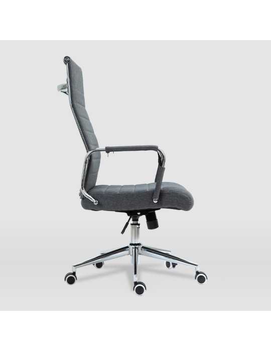 Silla de oficina Modelo Adara Textil color gris oscuro