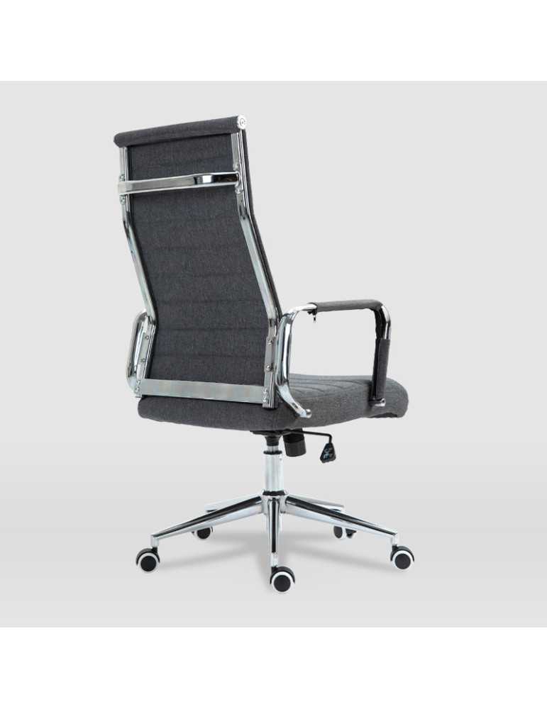 Silla de oficina Modelo Adara Textil color gris oscuro