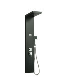 Columna de Hidromasaje fabricada en Aluminio. Acabado color negro modelo A-9127 BLACK