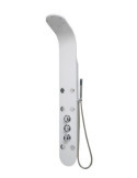 Columna de hidromasaje en aluminio blanco modelo A-855