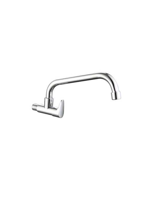Grifo monomando de fregadero de pared un agua modelo Cala