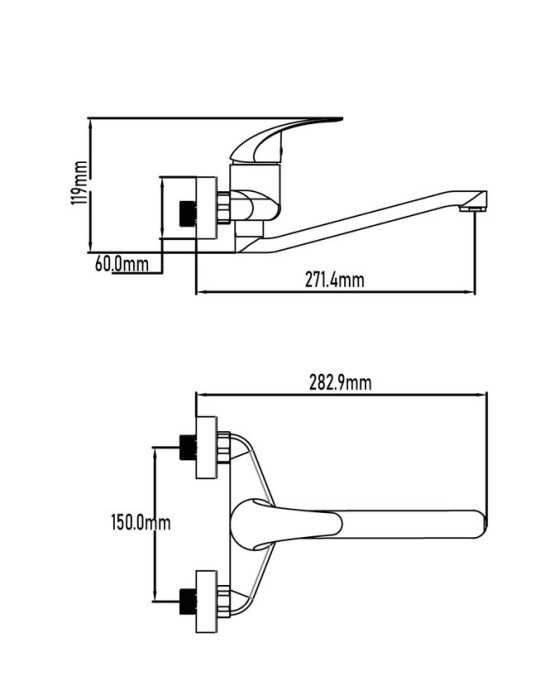 Grifo monomando de fregadero modelo Kapuas