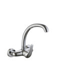 Grifo monomando de fregadero pared alto 150 modelo Peonia