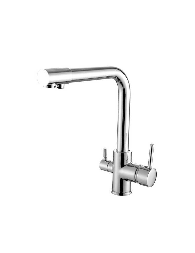 Grifo monomando de fregadero con sistema de osmosis