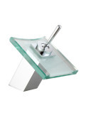 Grifo de lavabo cristal cascada modelo Tigris