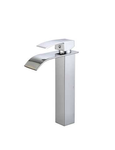Grifo monomando de lavabo efecto cascada modelo Bariloche