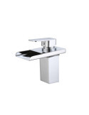 Grifo monomando de lavabo efecto cascada modelo Victoria