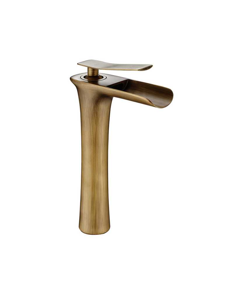Grifo monomando de lavabo efecto cascada modelo Artazul