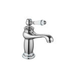 Grifo monomando de lavabo en cromo modelo Neoclásico