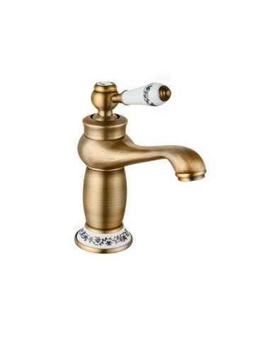 Grifo monomando de lavabo en Antique modelo Neoclásico