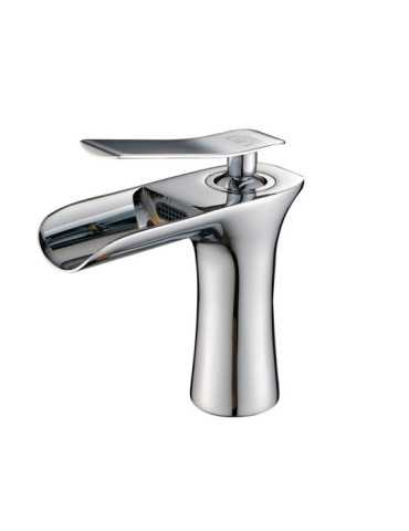 Grifo monomando de lavabo efecto cascada modelo Virginia