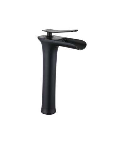 Grifo monomando de lavabo en color negro modelo Izalco (Artazul en negro)