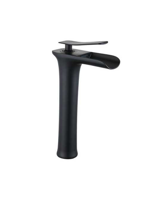 Grifo monomando de lavabo en color negro modelo Izalco (Artazul en negro)