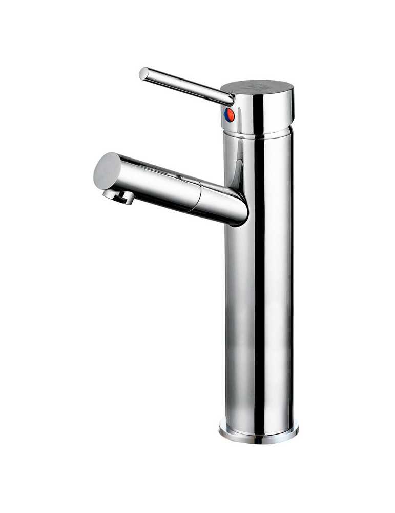 Grifo monomando de lavabo Alto serie Loira