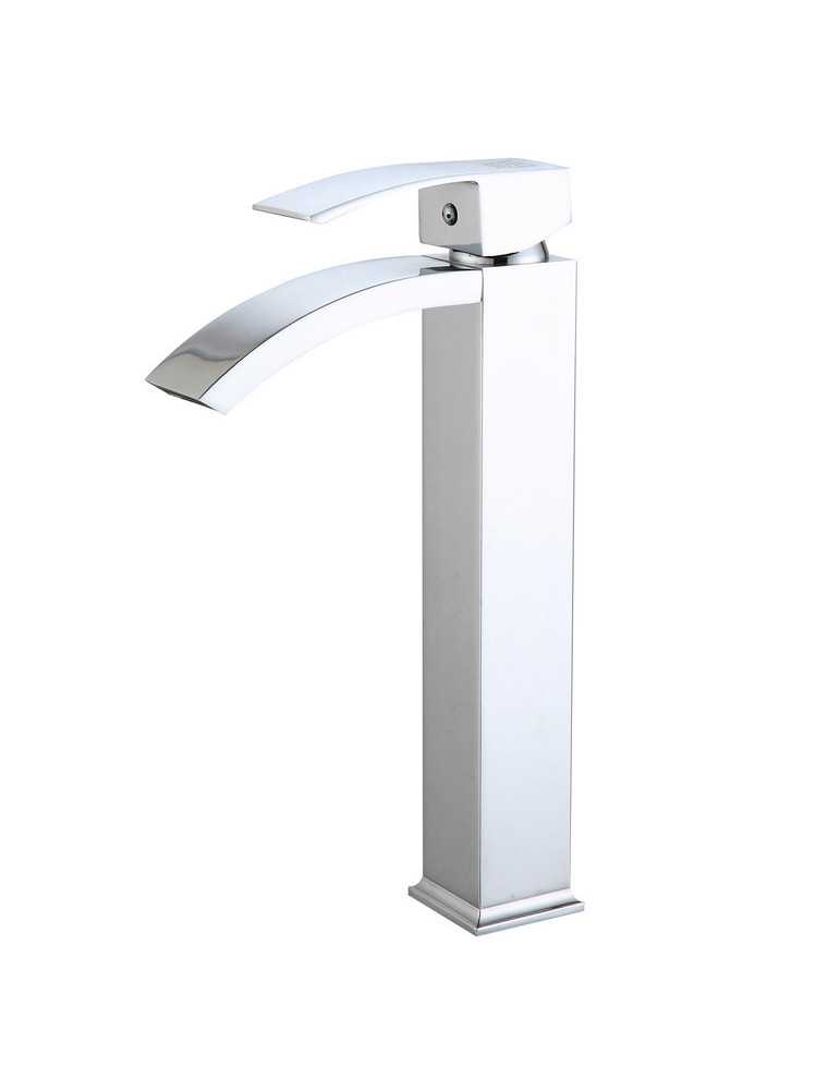 Grifo monomando de lavabo Alto serie Obi