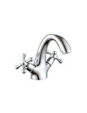 Grifo monobloc de lavabo serie Clasica en Cromo