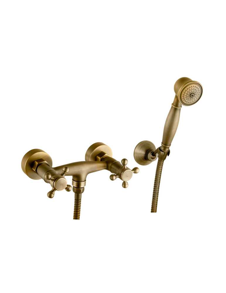Grifo monobloc de ducha serie Clasica en Antique