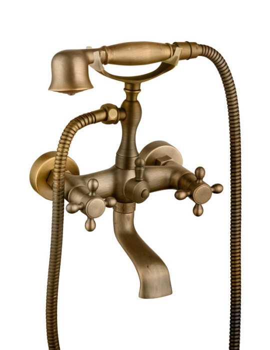 Grifo monobloc de bañera serie Clasica en Antique