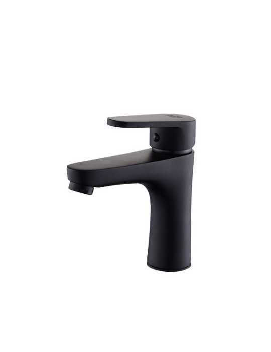 Grifo monomando de Lavabo serie black Bidasoa