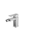 Grifo monomando de bidet en color cromo serie Yangtse