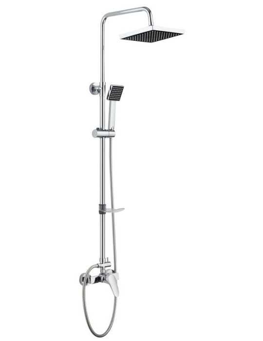 Set de ducha Extensible con grifo monomando modelo Tineo (RY-S002+M001 EXT) en Caja Azul