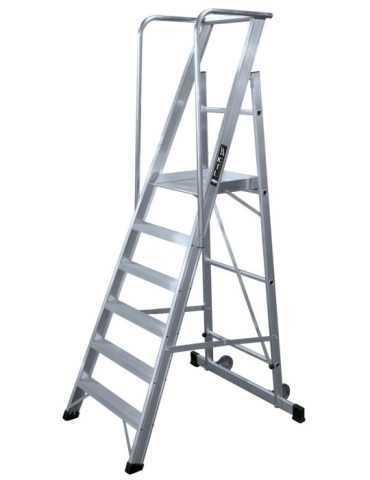 Escalera KTL 2XL móbil con plataforma plegable