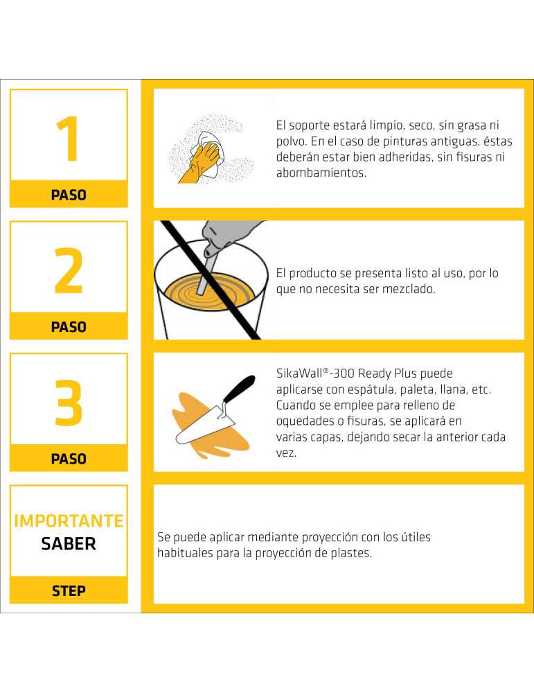 SikaWall-300 Ready Plus 7 KG Cubo