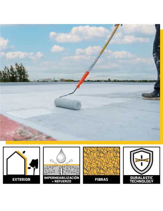 SikaFill 370 Fibers Rojo Teja 20 Kg