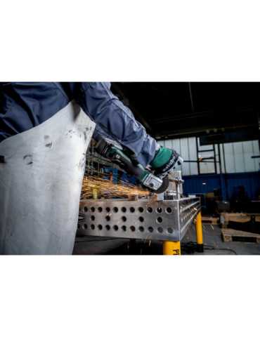 Mini Amoladora de bateria W 18 L BL 9-125 METABO 2