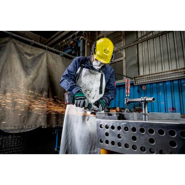 Mini Amoladora de bateria W 18 L BL 9-125 METABO