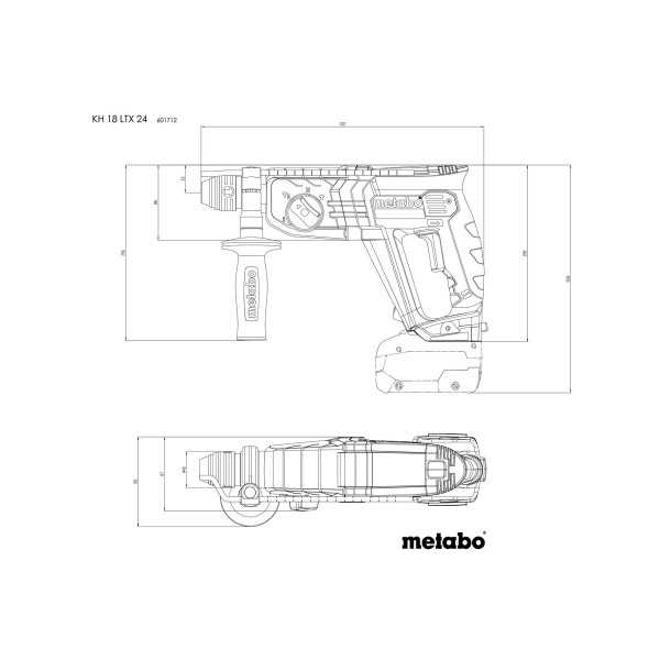 Martillos Sds-Plus de bateria KH 18 LTX 24 METABO
