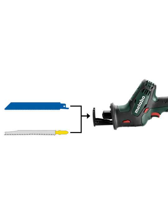Sierra de Sable de bateria SSE 18 LTX Compact METABO