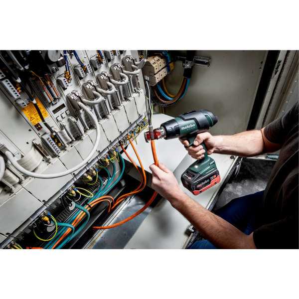 Pistola de Aire Caliente de bateria HG 18 LTX 500 METABO
