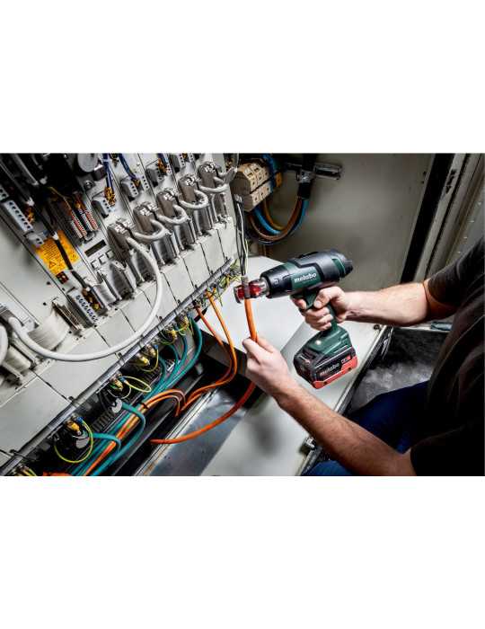 Pistola de Aire Caliente de bateria HG 18 LTX 500 METABO