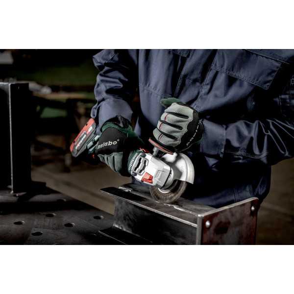 Mini Amoladora de bateria WPB 18 LT BL 11-125 Quick METABO