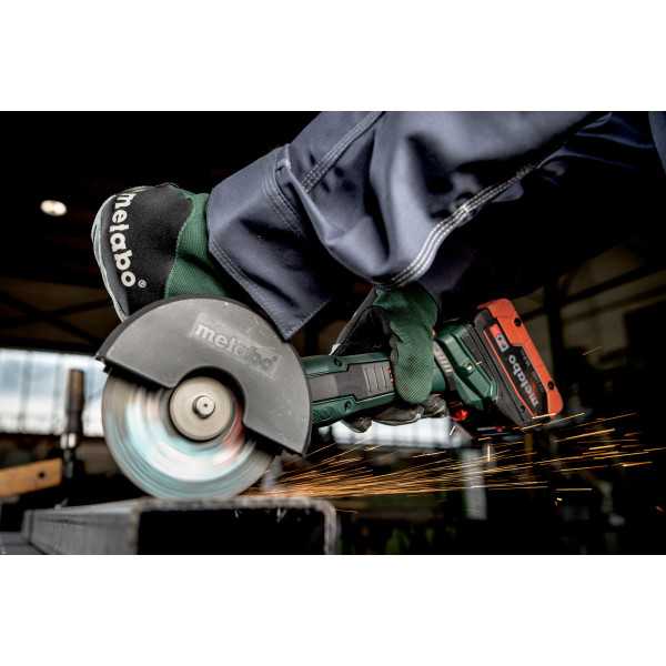 Mini Amoladora de bateria WPB 18 LT BL 11-125 Quick METABO