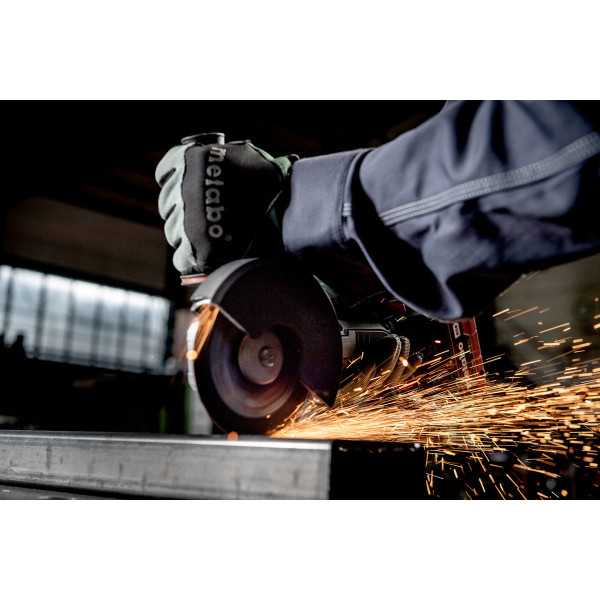 Mini Amoladora de bateria WPB 18 LT BL 11-125 Quick METABO