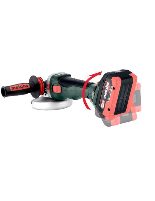 Mini Amoladora de bateria WPBA 18 LTX BL 15-125 Quick DS METABO