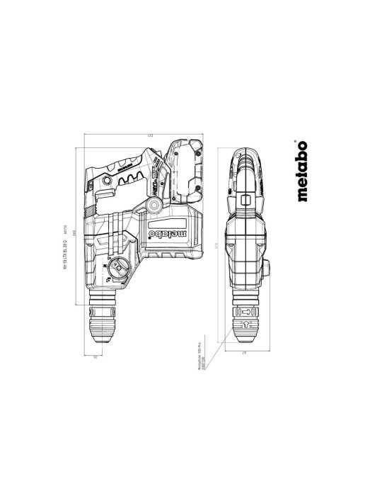 Martillos Sds-Plus de bateria KH 18 LTX 28 BL Quick METABO