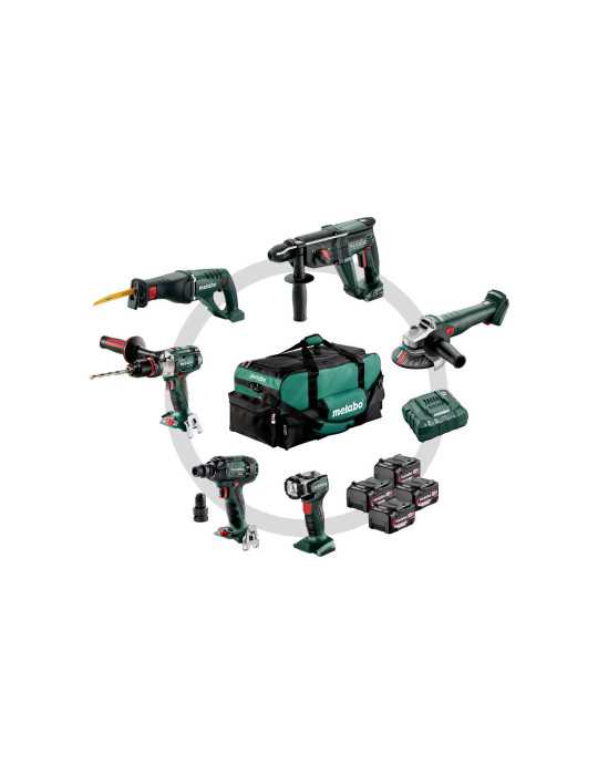 COMBO de bateria Combo Set Bauhandwerk 6.1 METABO