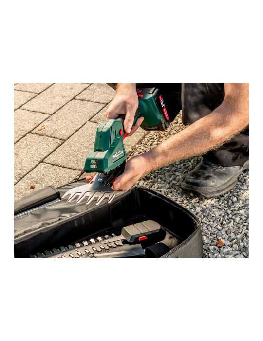 Tijeras Cortasetos y Cortacesped de bateria SGS 18 LTX Q METABO