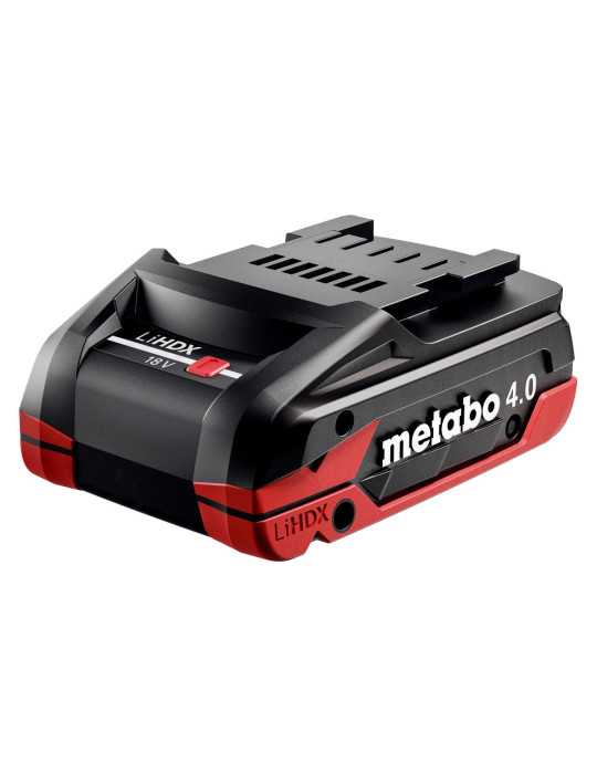 baterias Tecnologia Air Cooled bateria LiHDX 18V- 4.0 Ah METABO