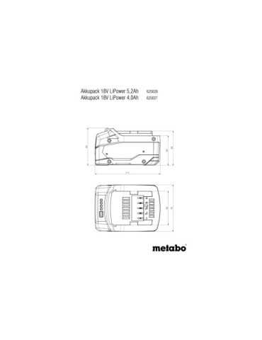 baterias Tecnologia Air Cooled bateria METABO 2
